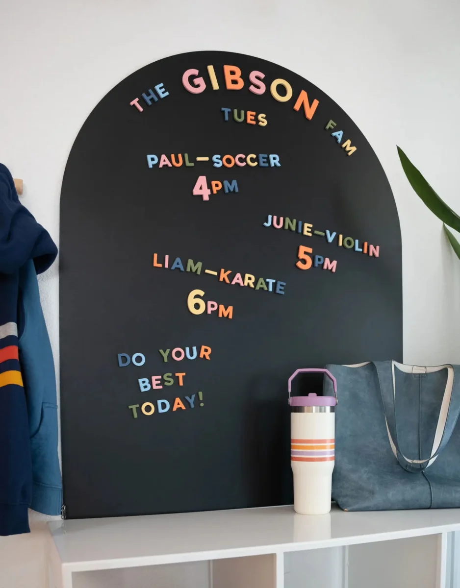 Tableau magnétique Noir Set Co Boutique Maman Bébé Produits Essentiels Quotidien