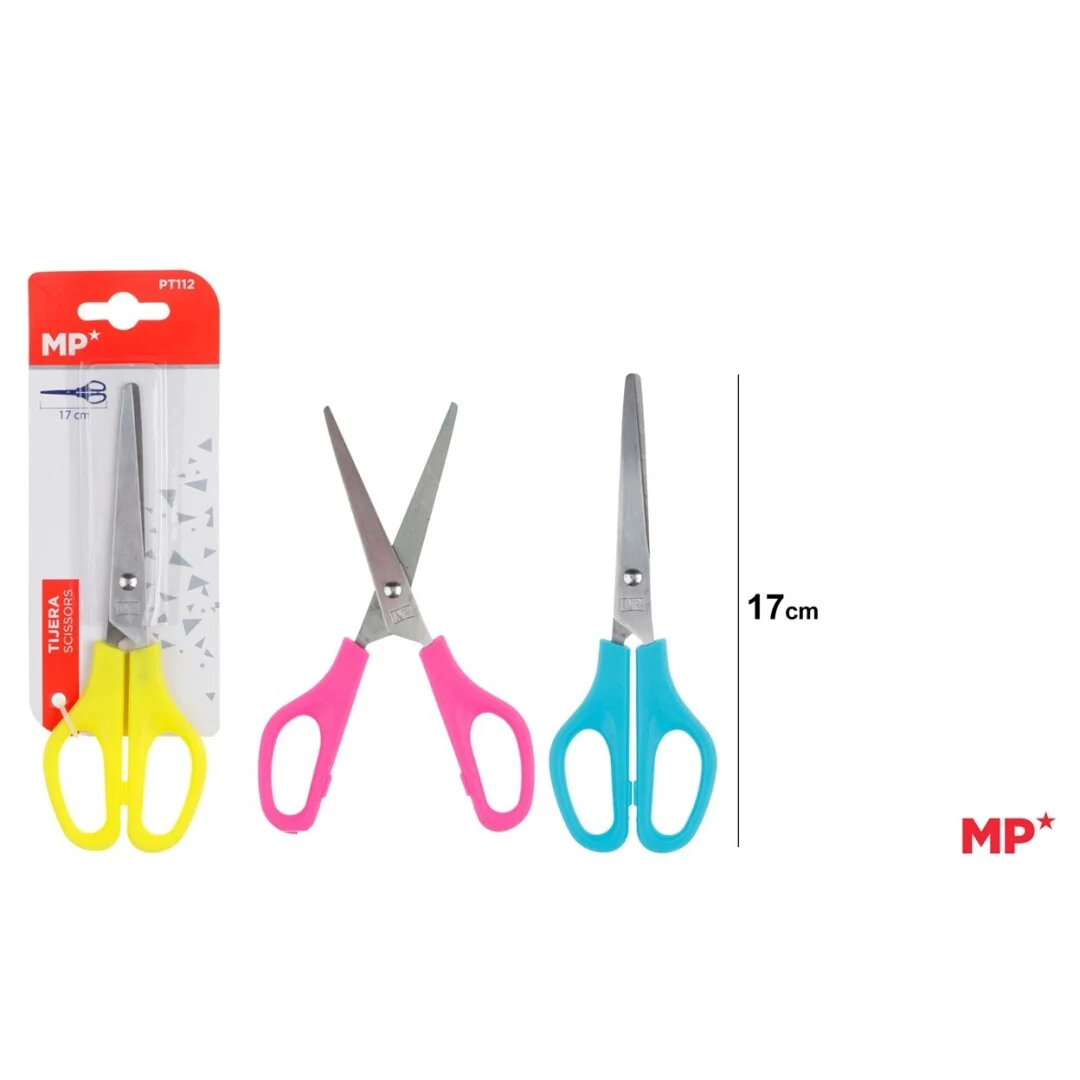 Ciseaux scolaires bout rond 17 cm – Madrid Papel - Organisation de la maison avec des solutions de rangement - {'count': 1, 'name': 'pratique'}
