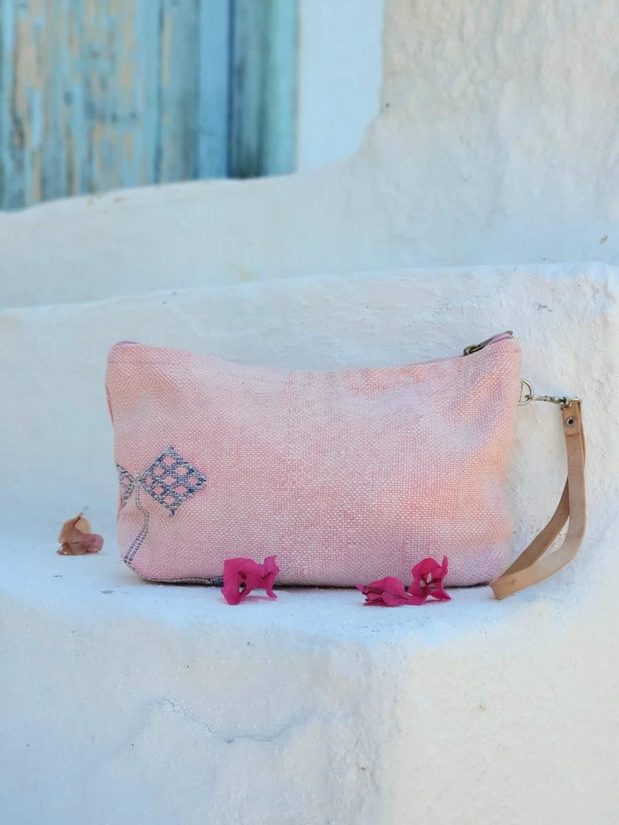 Pochette Sabra rose Organisation maison solutions rangement