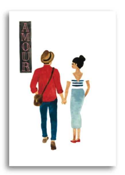Carte postale lovers - Organisation de la maison avec des @lamaisonbiengeree solutions de rangement