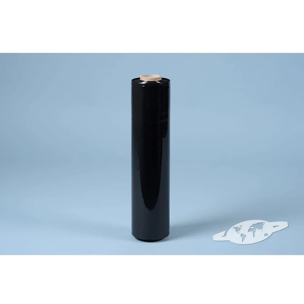 Film Etirable pour Palette Noire – 450mm x 270m - Organisation de la maison avec des solutions de rangement - {'count': 1, 'name': 'capacité'}