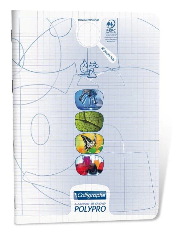 Cahier grand format travaux pratiques pages besoin protège cahier CALLIGRAPHE Organisation maison solutions rangement