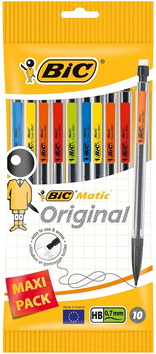 Criterium Porte-Mines mm HB Couleurs Assorties Pochette BIC Organisation maison solutions rangement
