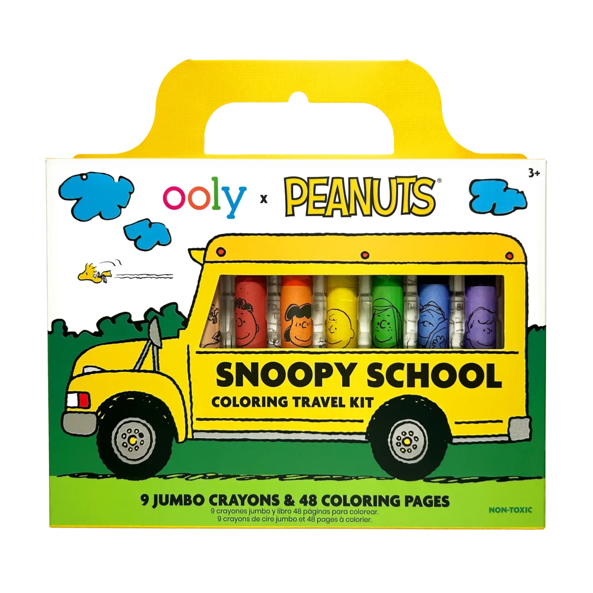 Snoopy School Bus – Travel Kit Alerte de Coloriage - Organisation de la maison avec des solutions de rangement