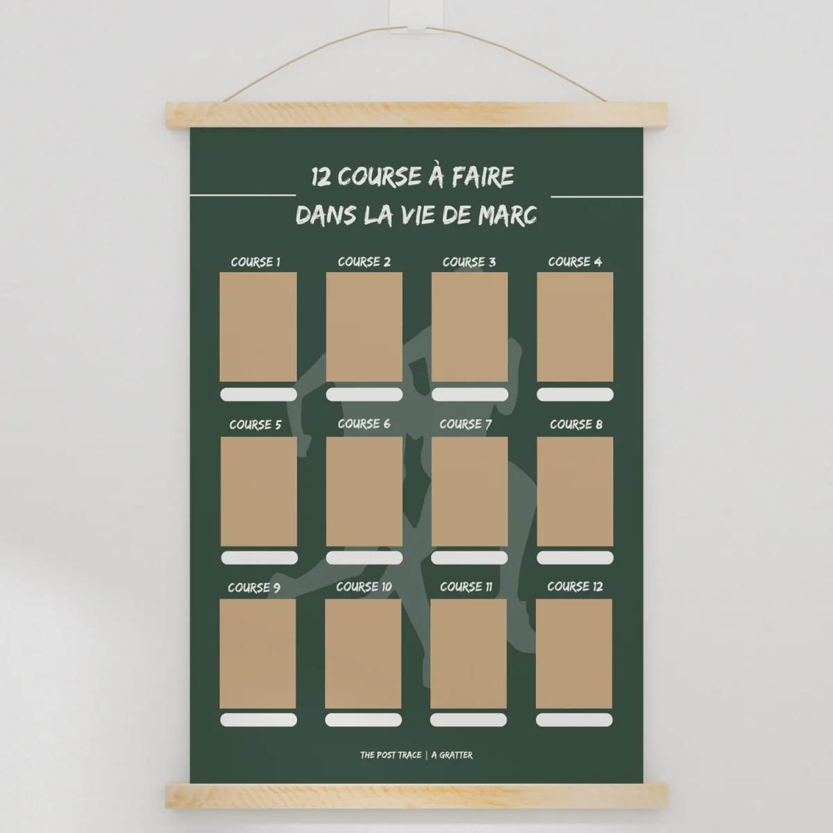Carte à Gratter Course à Pied Personnalisable belle - Vins Rouges Harmonieux pour Chaque Occasion
