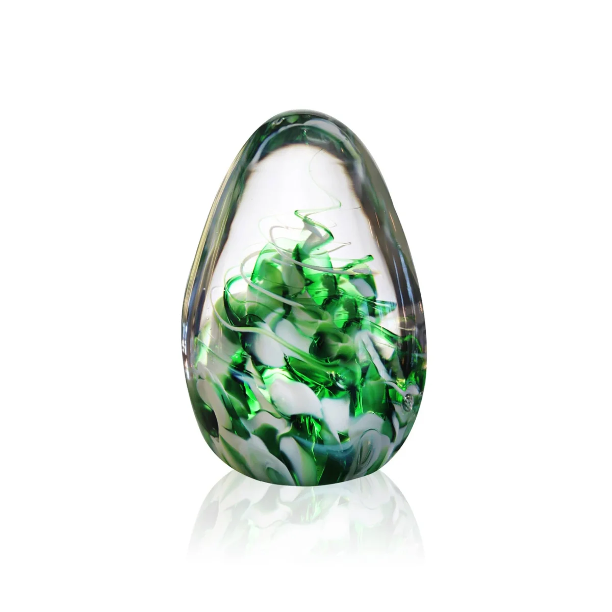 Crystal green paperweight Lehrer - Vins Rouges Harmonieux pour Chaque Occasion - Tonneau