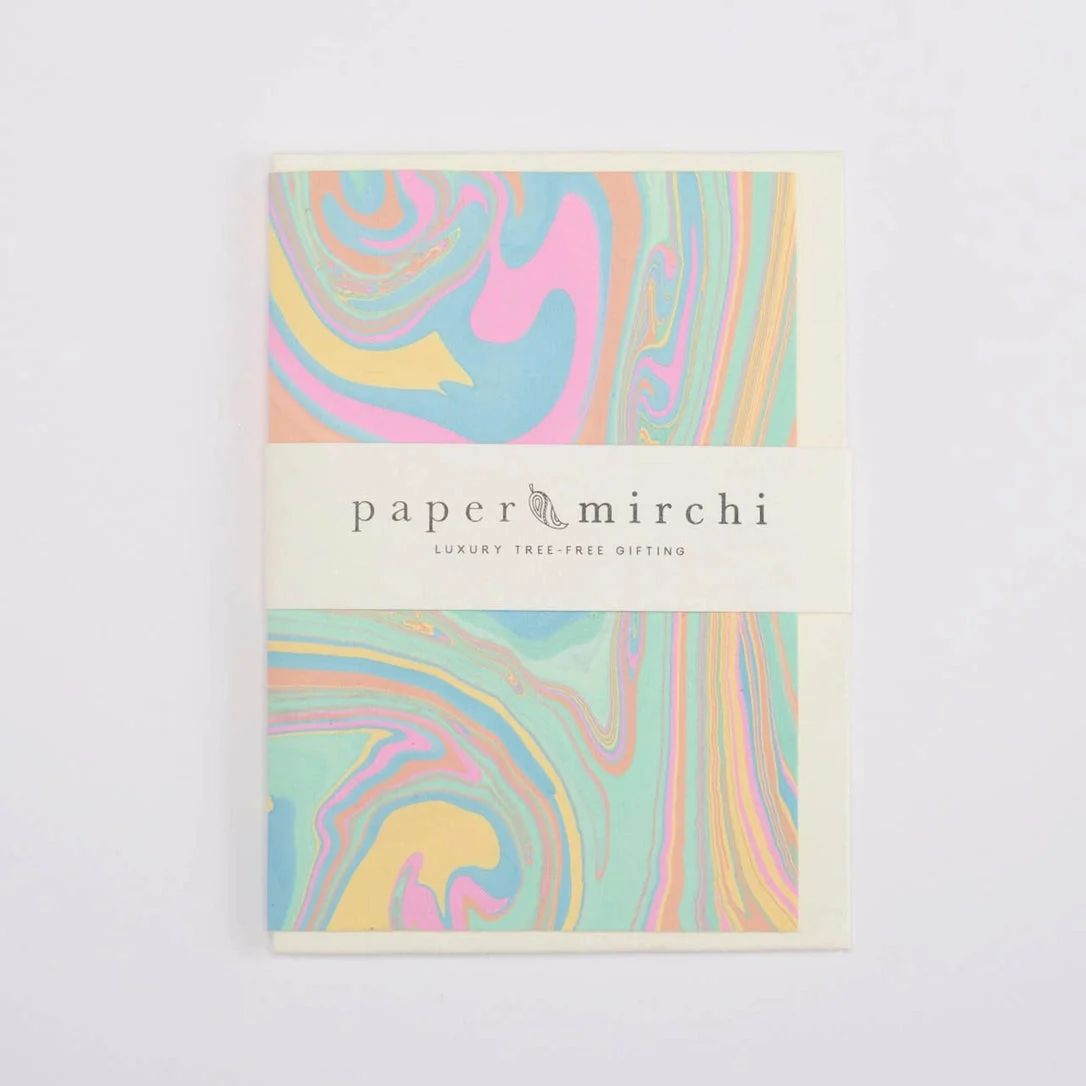 Carte Vœux Block Print Punch Pastel Spirit Papier Mirchi Organisation maison solutions rangement