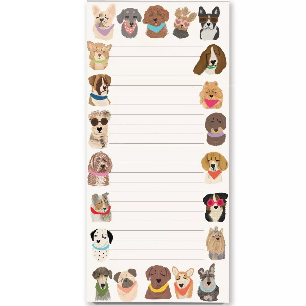 List Pad Cute Dogs - Organisation de la maison avec des solutions de rangement - astuce rangement organisation maison solution rangement