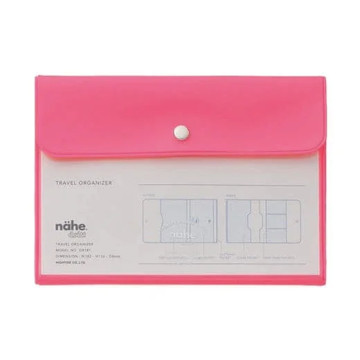 Organiser de Voyage A6 – Rose Néon - Organisation de la maison avec des solutions de rangement - {'count': 1, 'name': 'terme'}