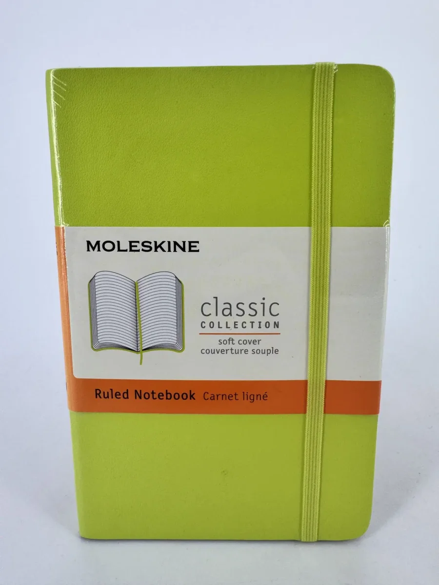 Moleskine Classic Collection Ruled Notebook Soft Cover Carnet vert clair ligné pages Saldi Straordinari Offerte Speciali Disponibili Adesso