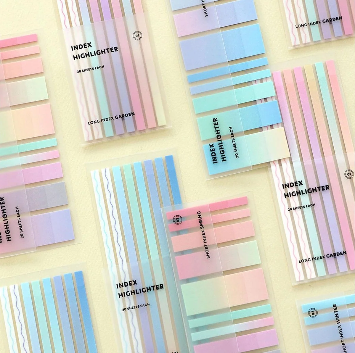 Sticky Notes Surligneurs Organisation maison solutions rangement