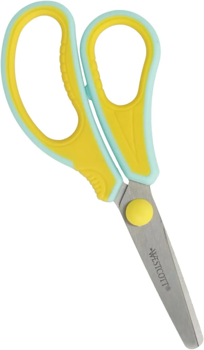 Ciseaux ergonomiques pour enfants gauchers 14 cm - Vins Rouges Harmonieux pour Chaque Occasion Ciseau pour les enfants +3ans – Sadik