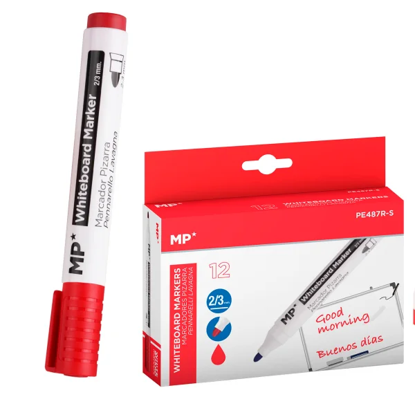 Marqueur pour tableau blanc rouge – Madrid Papel - Organisation de la maison avec des solutions de rangement DIY : un tableau pour faciliter son organisation - Elle Décoration