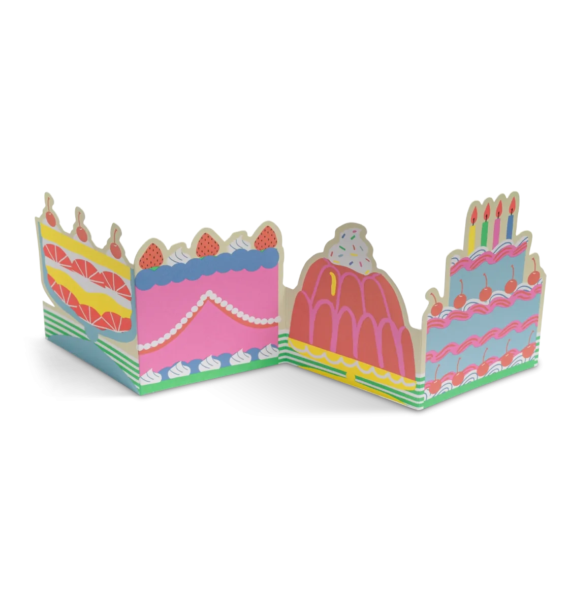 Carte Concertina Birthday Cake and Jelly - Organisation de la maison avec des solutions de rangement - Astuce rangement jeux