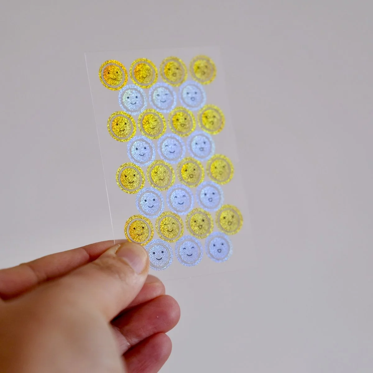 Stickers Smileys Or et Argent - Organisation de la maison avec des solutions de rangement - walmart argent organisation maison solution rangement