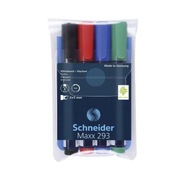 Maxx 293 Set de marqueurs pour tableau blanc noir, rouge, bleu, vert – SCHNEIDER - ​Boulangerie-Pâtisserie | Pain au Levain & Viennoiseries​ - {'count': 6, 'name': 'Rouge'}