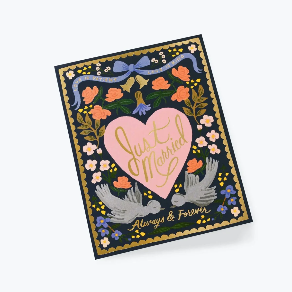 Carte Just Married Love Birds Organisation maison solutions rangement