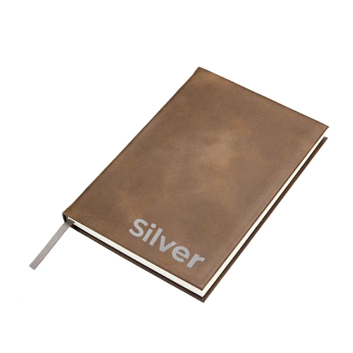 Carnet en PU laserisable, de brun à argent - E-shop mondial – Produits durables, modernes et accessibles partout - Sac