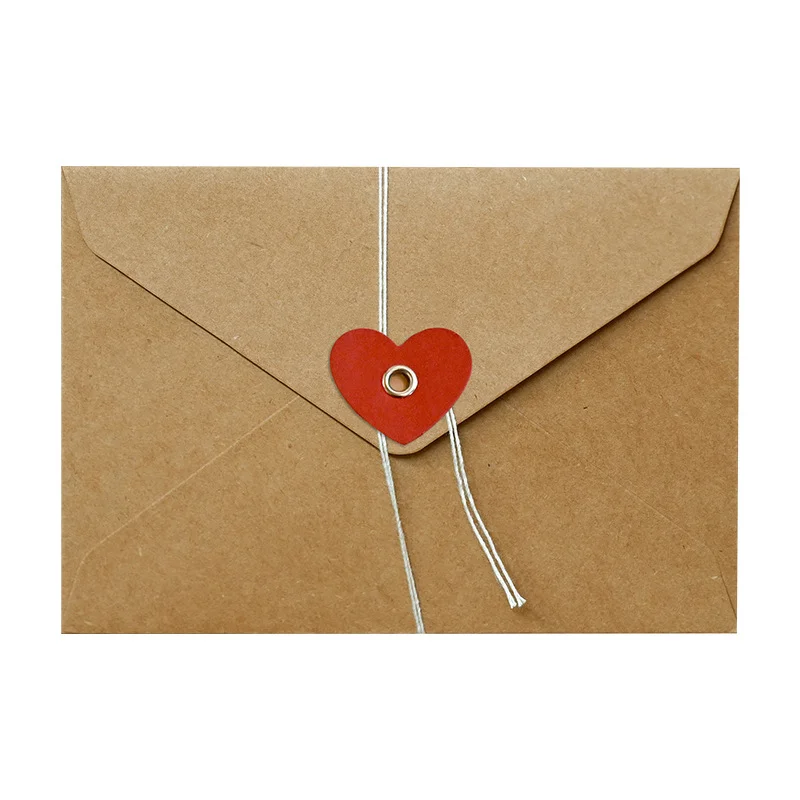 Enveloppe Kraft + Coeur - Organisation de la maison avec des solutions de rangement Rangement papiers administratifs | 7 idées efficaces - LOrganisée