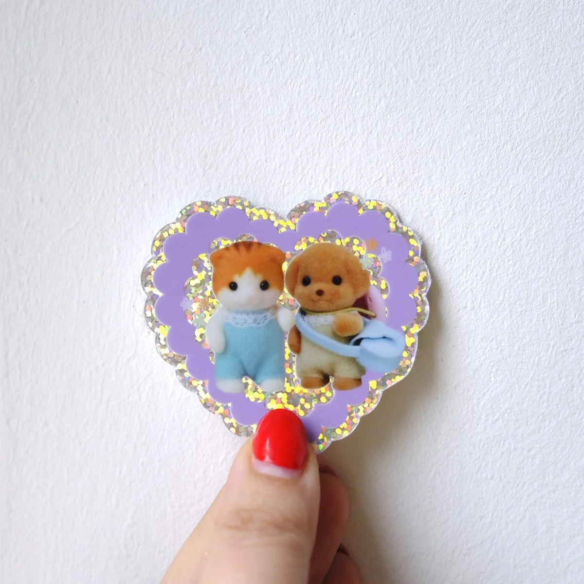 Glitter Sticker Best Friends - Organisation de la maison avec des solutions de rangement Gain