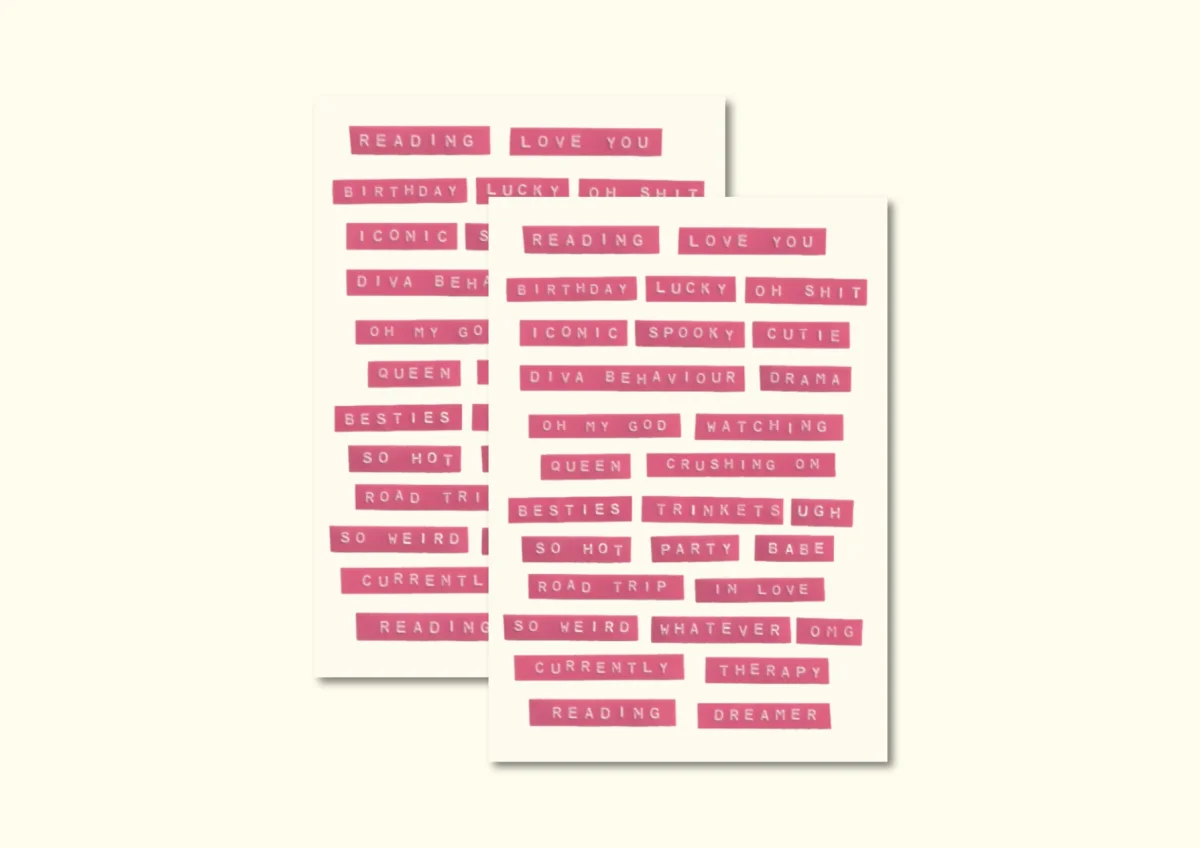 Planche de Stickers – Label Words - Organisation de la maison avec des solutions de rangement Astuces Ludiques pour Organiser la Maison