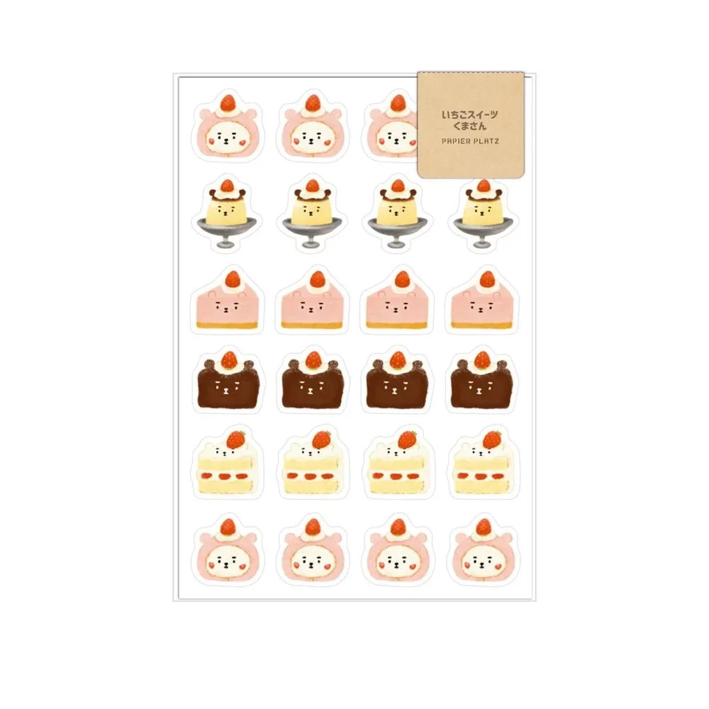 Stickers Planner Japanese Strawberry Sweets Organisation maison solutions rangement