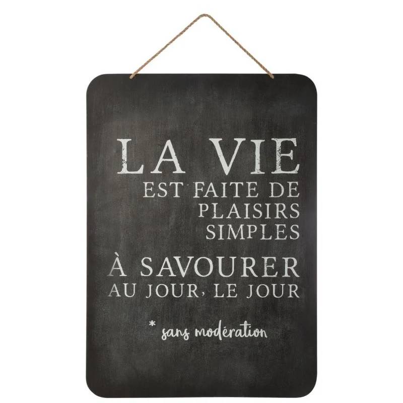 Déco ardoise murale 45×60 Plaisir - Édition Limitée – L’Art de la Table Française en Promotion ! Ardoise Rentrée Scolaire Magique - 2 Modèles - Mon Petit Trésor