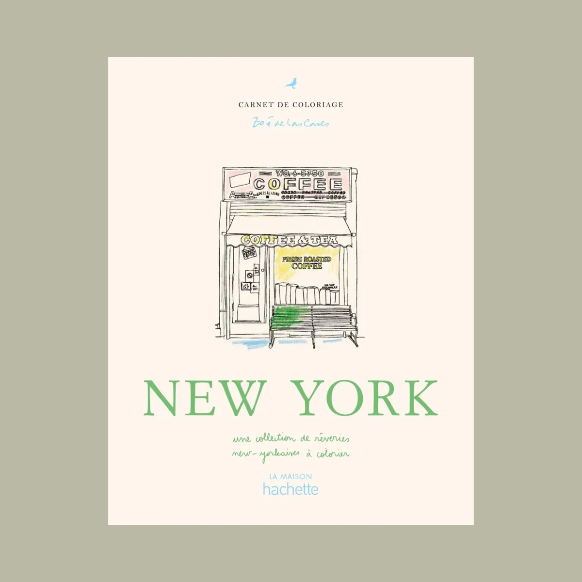 Carnet Coloriage New-York Zoé Las Cases Organisation maison solutions rangement