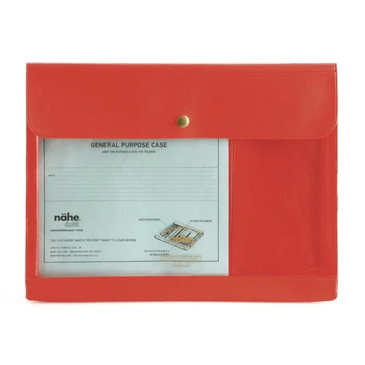 Pochette de Voyage A5 – Rouge Corail - Organisation de la maison avec des solutions de rangement Pochette rangement - PDF