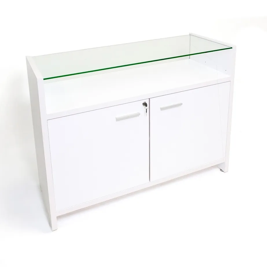 COMPTOIR CAISSE VITRINE L120XP50XH90CM FLEXIA Saldi Straordinari Offerte Speciali Disponibili Adesso