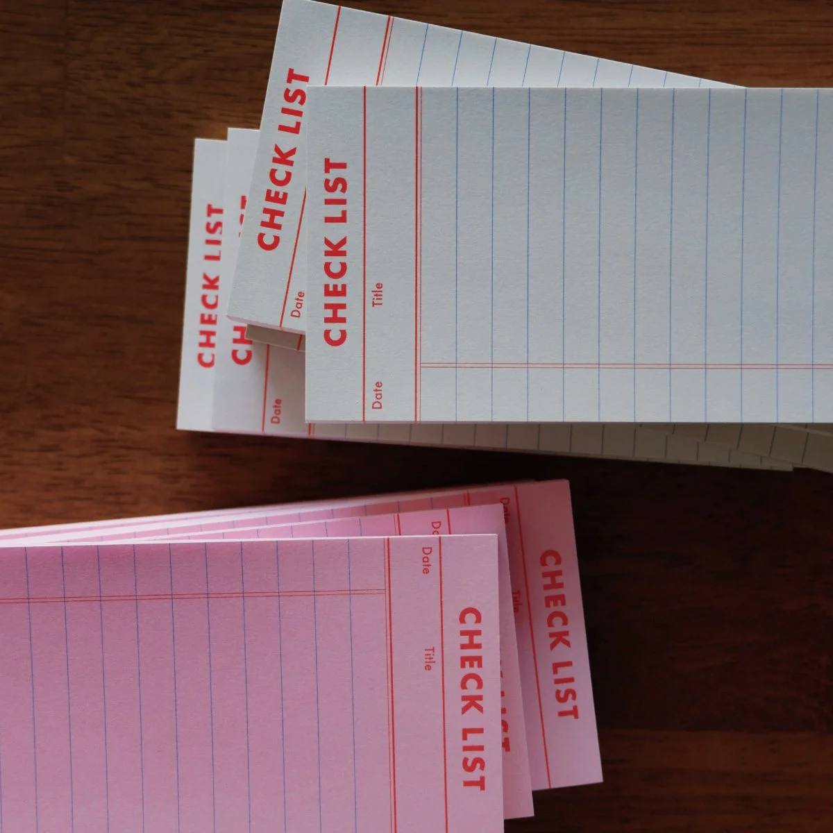 Check List Memo Pad - Organisation de la maison avec des solutions de rangement - Organiseur