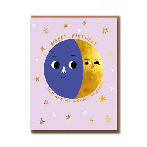 Carte Anniversaire You Are My Moon My Stars Organisation maison solutions rangement