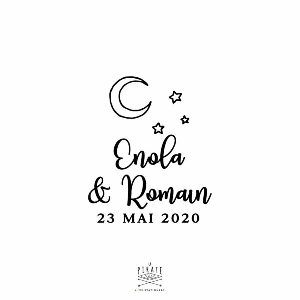Tampon Mariage To the moon and back, mariage vintage - Saldi Straordinari – Offerte Speciali Disponibili Adesso - chanzy tampons tampon mariage
