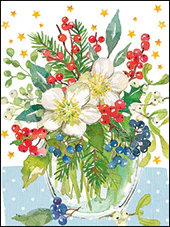 CARTE MINI FLEURS DE NOËL - Boutique Maman & Bébé – Produits Essentiels au Quotidien - Baby blues