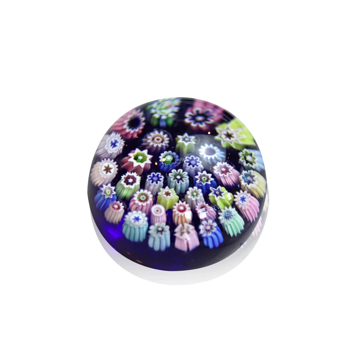 Sulfure presse papier cristal millefiori Vins Rouges Harmonieux Occasion