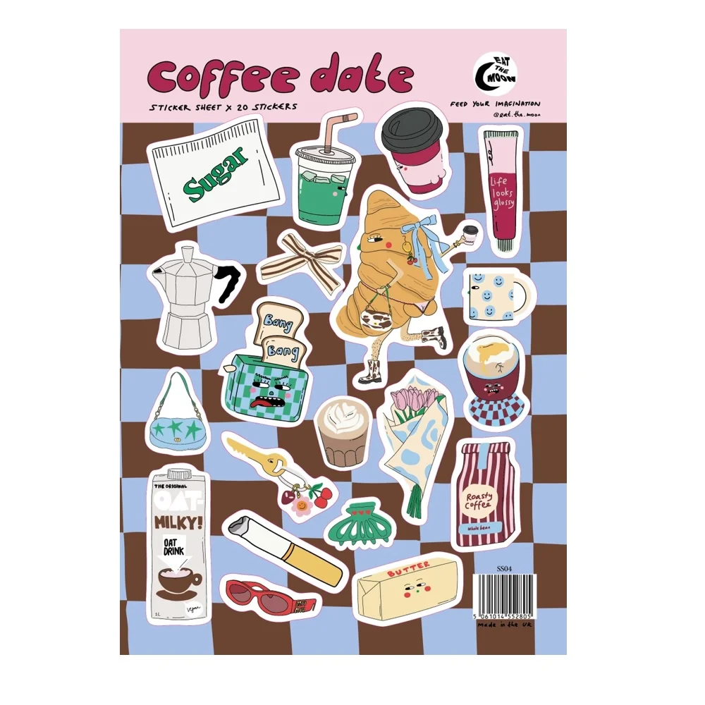 Stickers Paires Coffee Date - Organisation de la maison avec des solutions de rangement