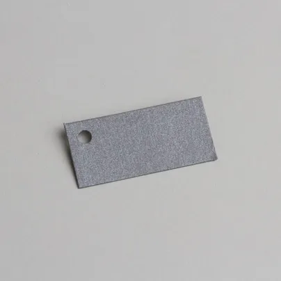Étiquette à dragées – Rectangle – Gris - ​Boulangerie-Pâtisserie | Pain Etiquette au Levain & Viennoiseries