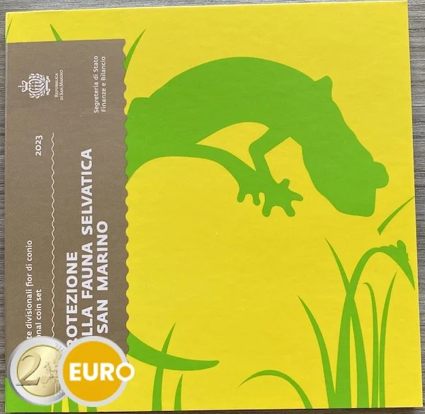 Euro set BU FDC San Marino 2023 rareté + 5 euro - Vins Rouges Harmonieux pour Chaque Occasion