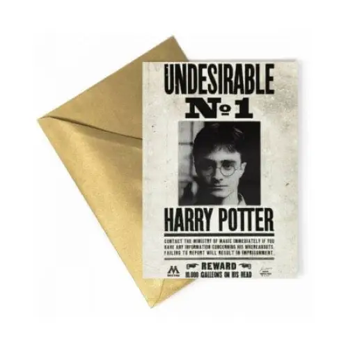 Carte + Enveloppe Minalima Harry Undesirable Lenticulaire - E-shop mondial – Produits durables, modernes et accessibles partout - Papeterie