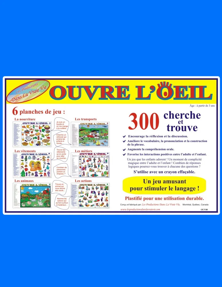 Jeu Ouvre l’oeil (Document PDF, téléchargeable) - Saldi Straordinari – Offerte Speciali Disponibili Adesso - archicad jeu document pdf