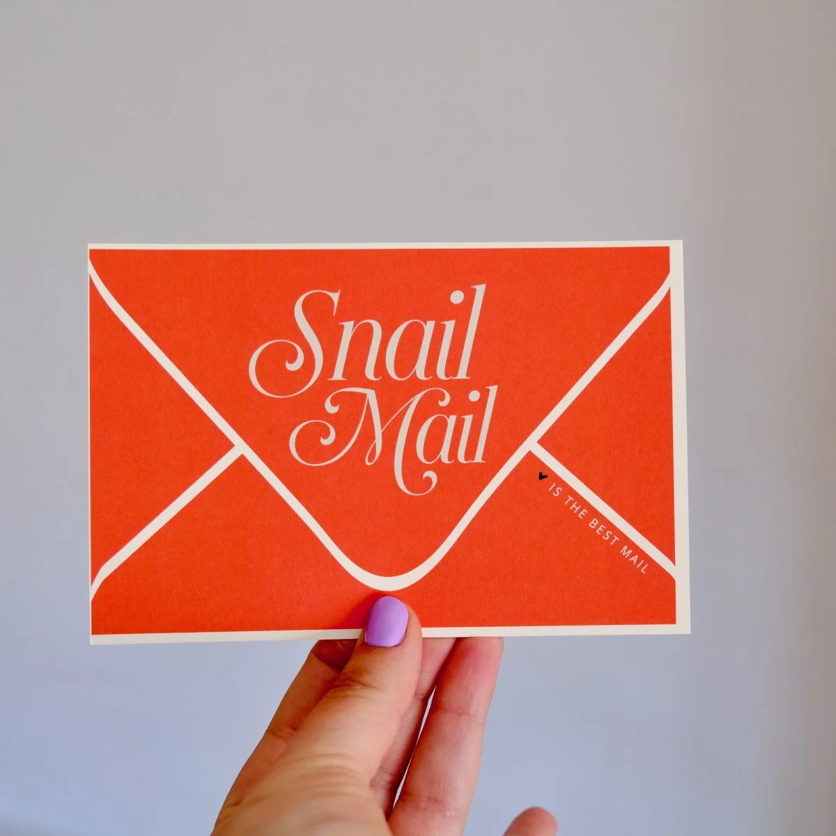 Carte Postale Snail Mail Organisation maison solutions rangement