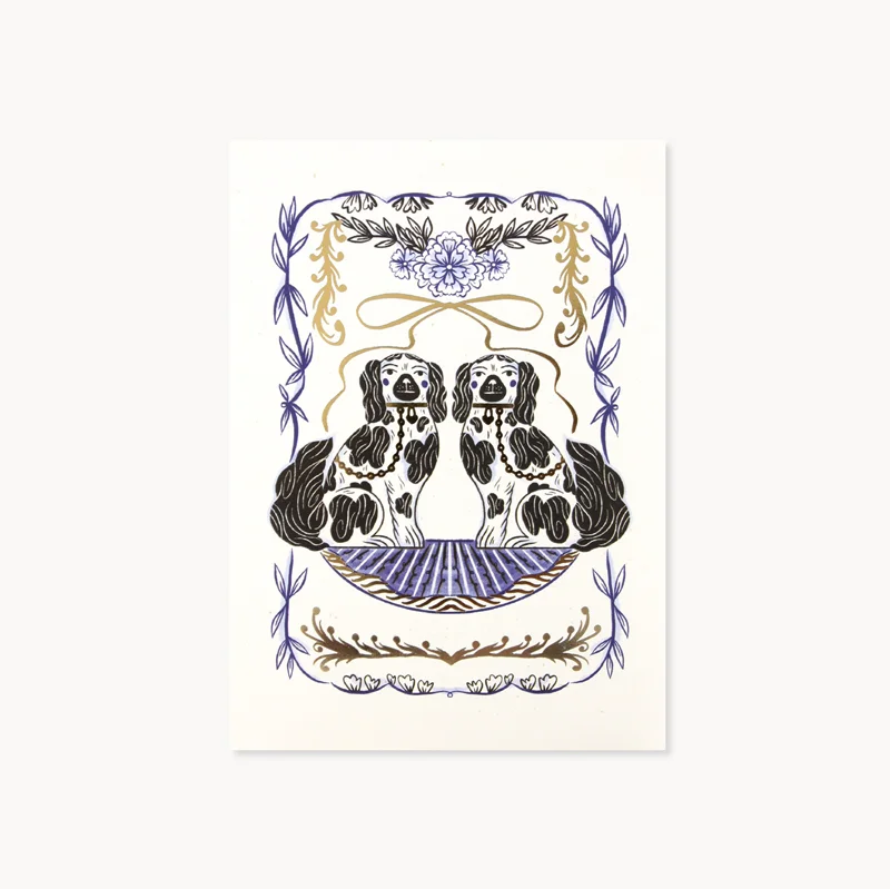 Carte pop-up Staffordshire Dogs - Organisation de la maison avec des solutions de rangement - Jeux