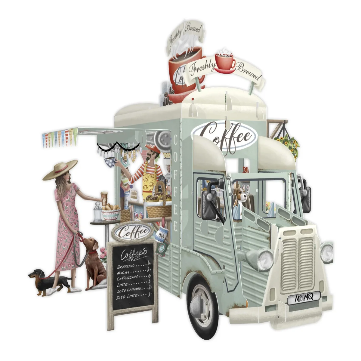 Carte Pop Up Coffee Truck Organisation maison solutions rangement
