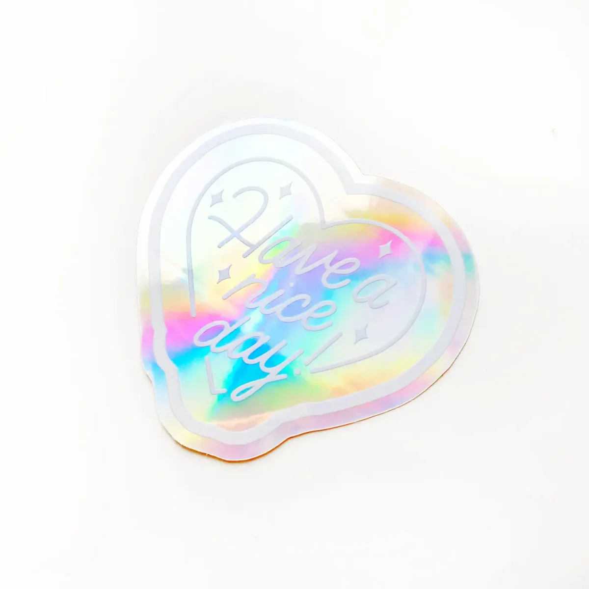 Sticker Holographique Coeur - Organisation de la maison SIMPLE avec des solutions de rangement