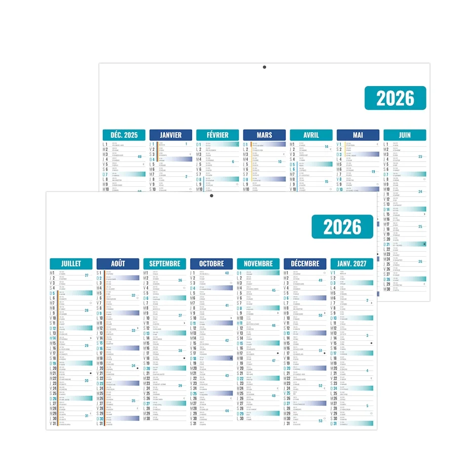Calendrier mini face contrecollé – 27×20,8cm – BANCAIRE ÉCO - Saldi Straordinari – Offerte Speciali Disponibili Adesso