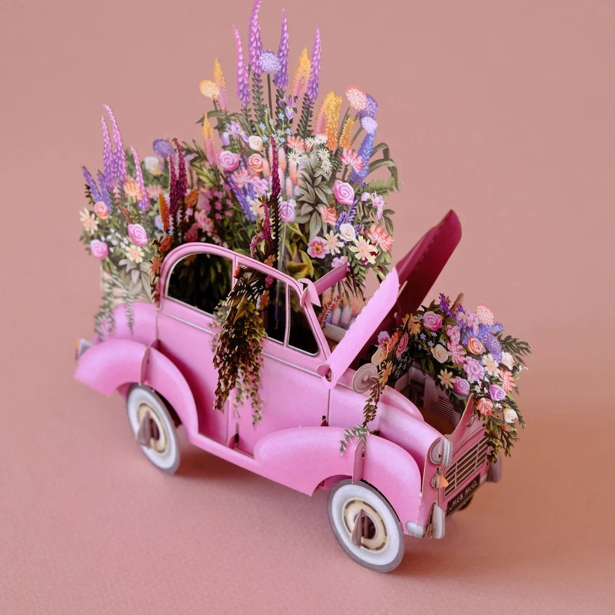 Carte Pop Up Rose Fleurie Organisation maison solutions rangement