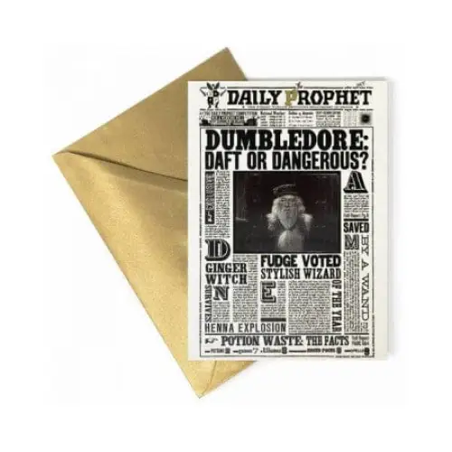 Carte + Enveloppe Minalima Dumbledore Lenticulaire - E-shop mondial – Produits durables, modernes et accessibles partout Set de Cartes et Enveloppes - Mappemonde - Art du Papier Paris – L'Art du  Papier Paris