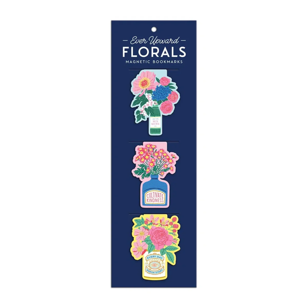 Set de Marque-Pages Magnétiques Florals - Organisation de la blanc maison avec des solutions de rangement