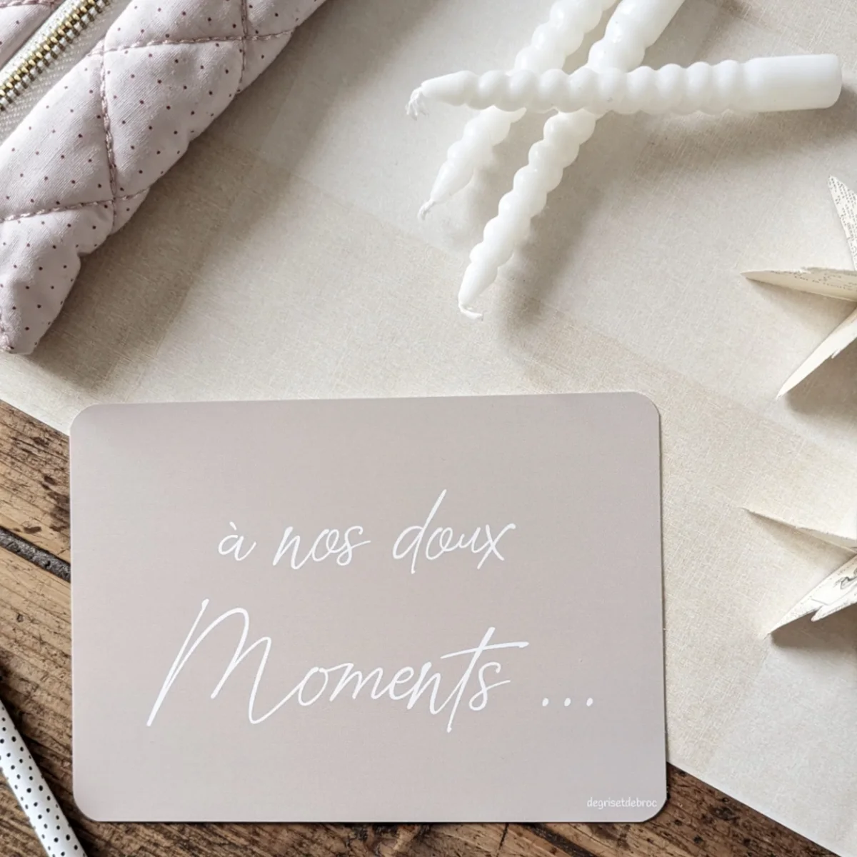 Carte postale à nos doux moments … - Saldi Straordinari – Offerte Speciali Disponibili Adesso - moment présent carte moment