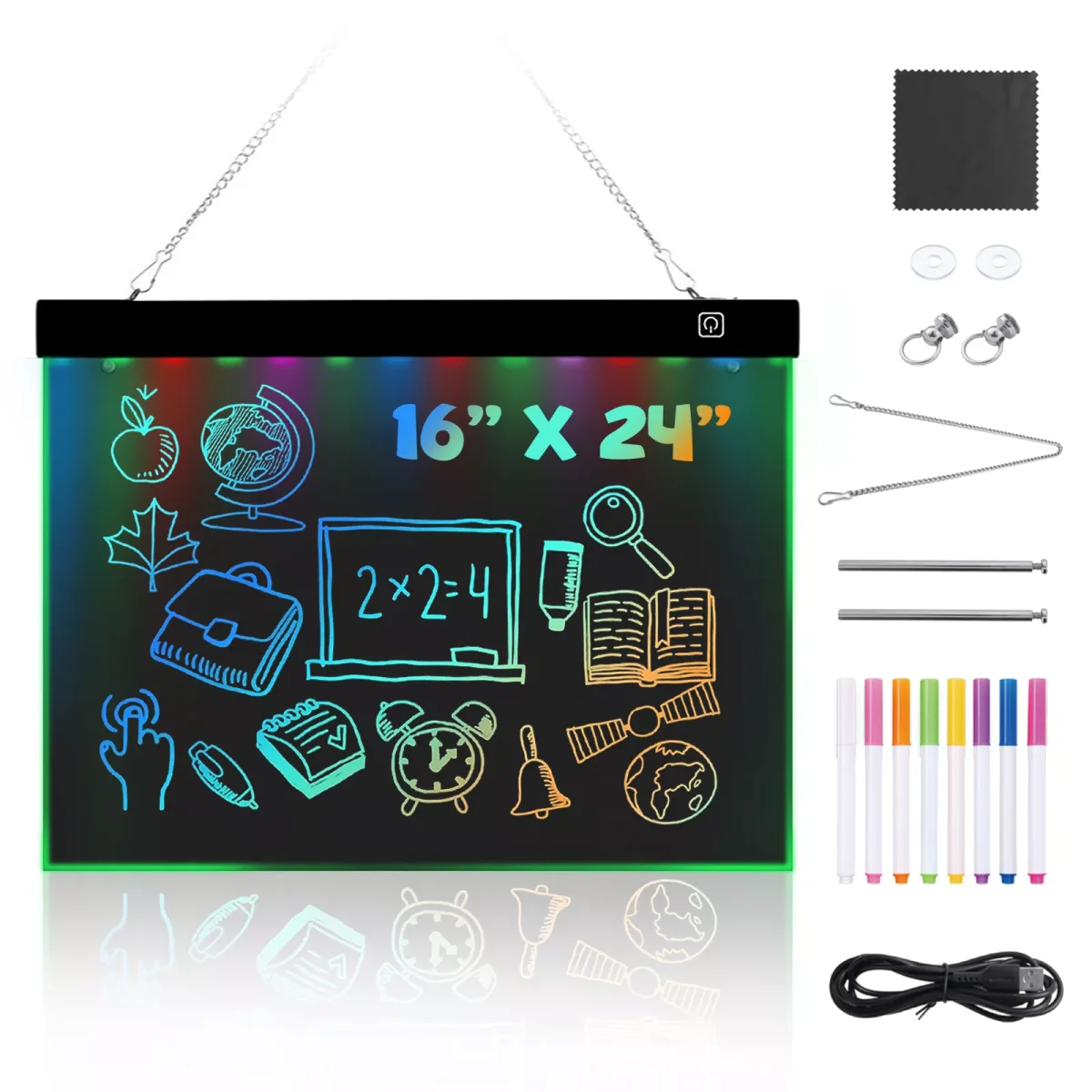 Kit de tableau d'affichage à LED 25cm x 40cm - E-shop mondial – Produits durables, modernes et accessibles partout Panneau lumineux pour peinture diamantée et tableau lumineux LED | Artdot –  ARTDOT
